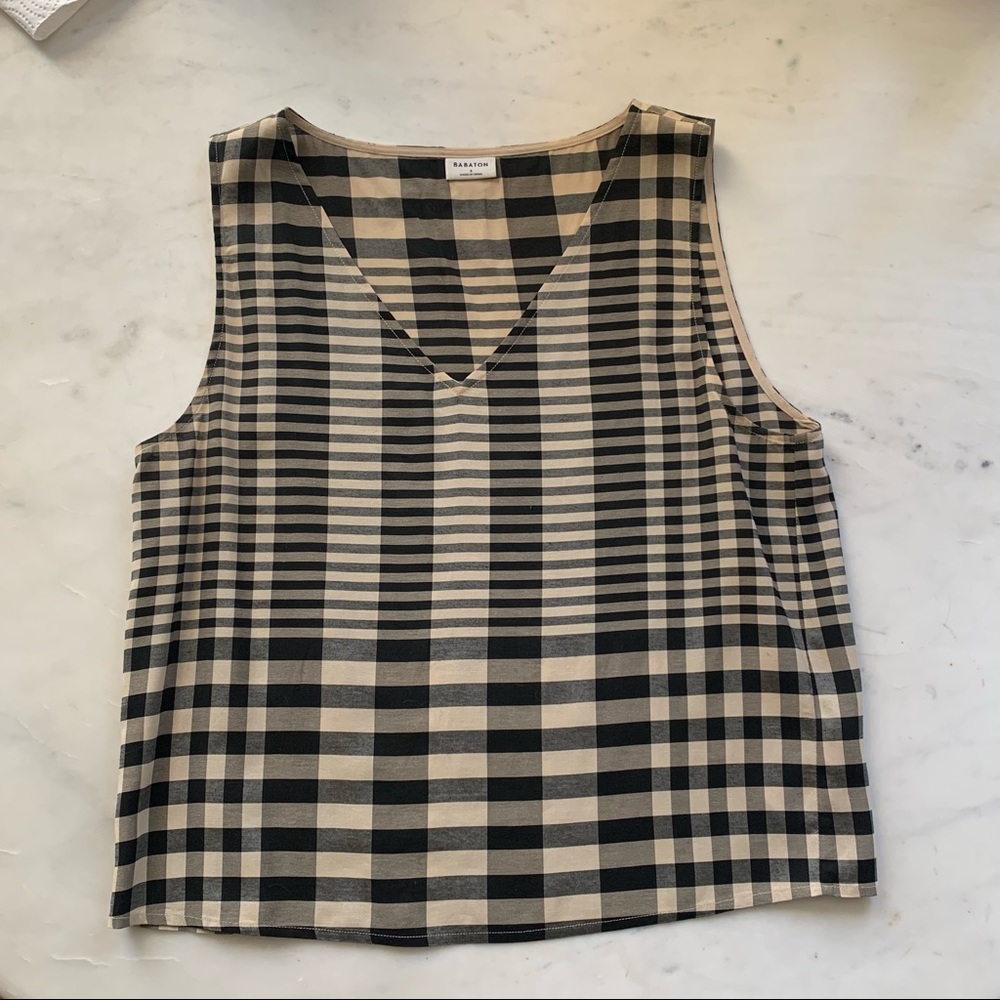 Aritzia Checked Tank - image 1